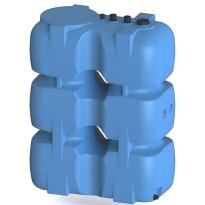 Бак АНИОН Танк 1000 л с крышкой и сливом