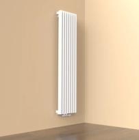 Радиатор KZTO QUADRUM 50 V 2000-8 CU RAL 1Т104S9016 белый муар