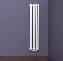 Радиатор KZTO QUADRUM 40 V 1750-5 L RAL 1М183SN026 серый темный металлик муар