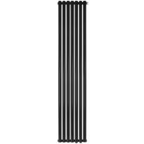 Стальной трубчатый радиатор STOUT TUBE ROUND нижнее правое подключение 7 секций R40 1-1750-7 RT RAL9005