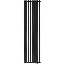 Стальной трубчатый радиатор STOUT TUBE ROUND нижнее правое подключение 9 секций R40 1-1750-9 RT RAL9005