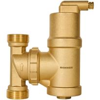 Сепаратор воздуха ROMMER поворотный ВР 1 1/4 корпус- латунь, RFW-0070-259532