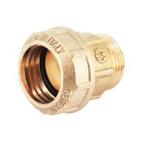 Муфта переходная STOUT НР  32x1 1/4 компрессионная латунная  для труб ПНД, SFH-0002-032114