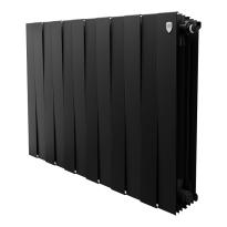 Радиатор биметаллический Royal Thermo PianoForte 500 Чёрный - 12 секций