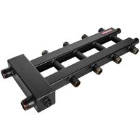 Коллектор (дублер компакт) ROMMER RDG-1060 с гидроразделителем на 2+2+1 контура  до 60 кВт, в теплоизоляции, RDG-1060-024025