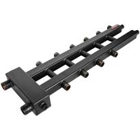 Коллектор (дублер компакт) ROMMER RDG-1060 с гидроразделителем на 3+2+1 контура  до 60 кВт, в теплоизоляции, RDG-1060-024036